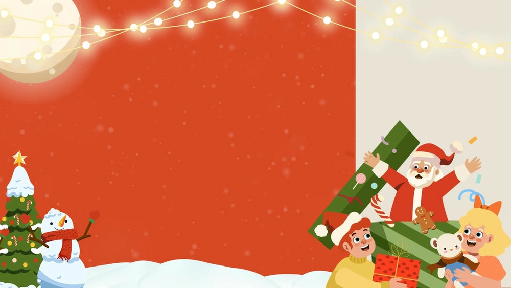 hình nền powerpoint noel phong cách hiện đại 