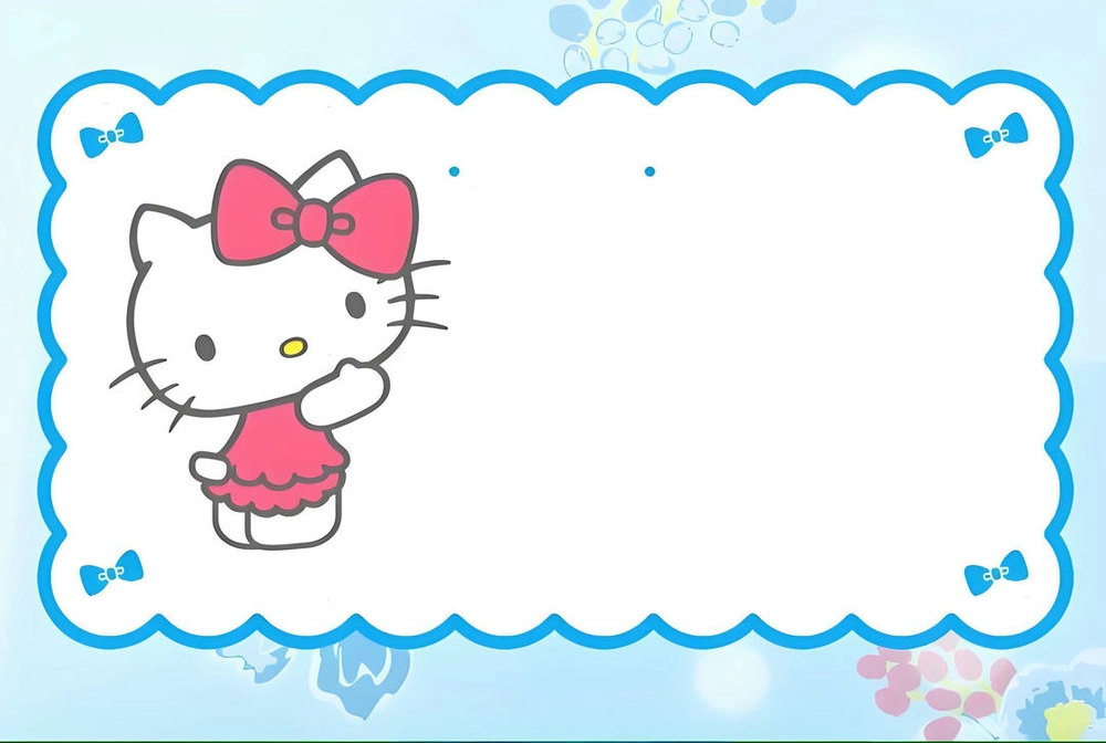 hình nền powerpoint hello kitty hoạt hình 