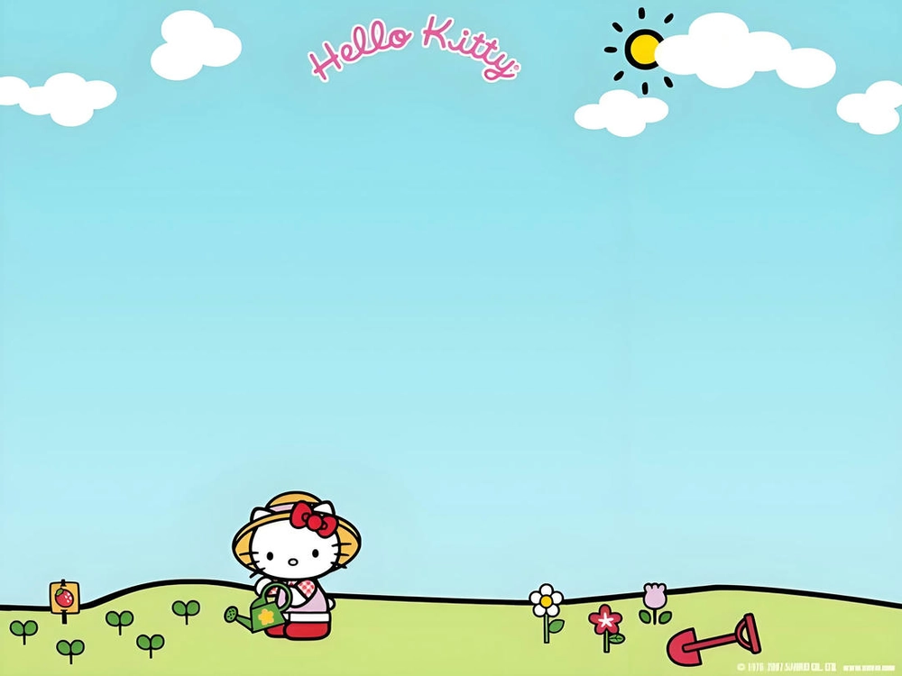hello kitty powerpoint sắc nét 