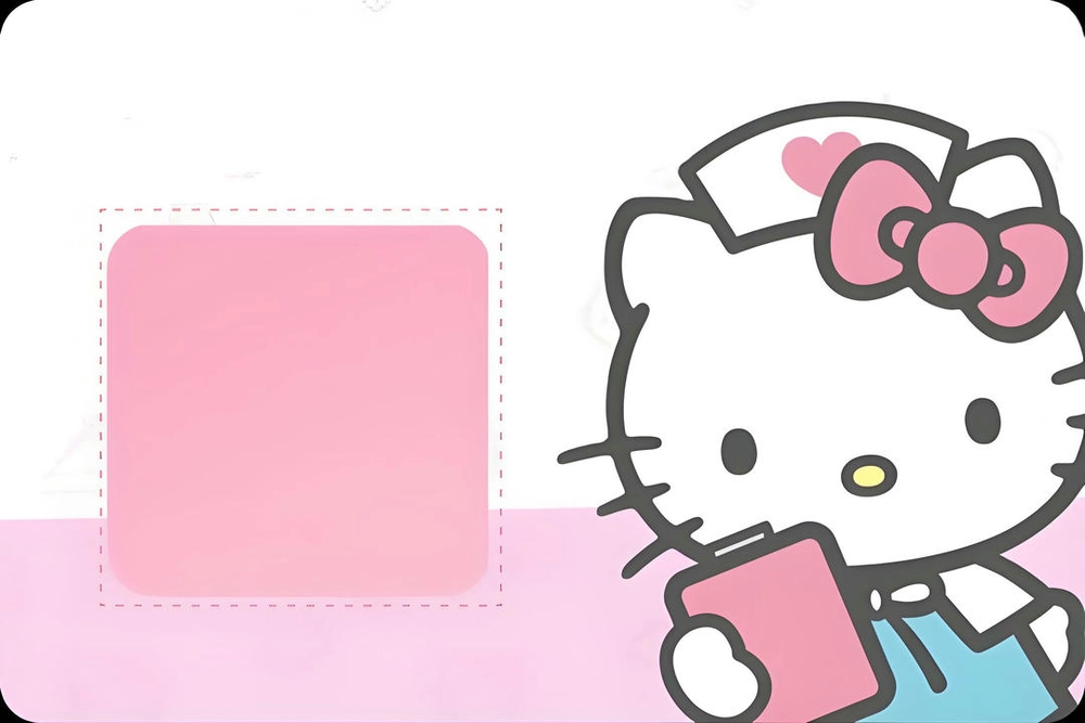 hình nền powerpoint hello kitty chủ đề học đường 
