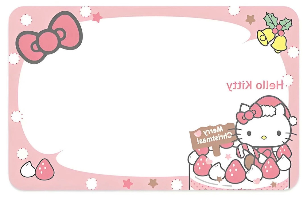 hình nền powerpoint hello kitty đơn giản 