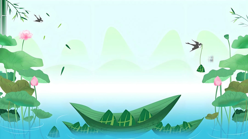 background powerpoint hoa sen nền xanh 