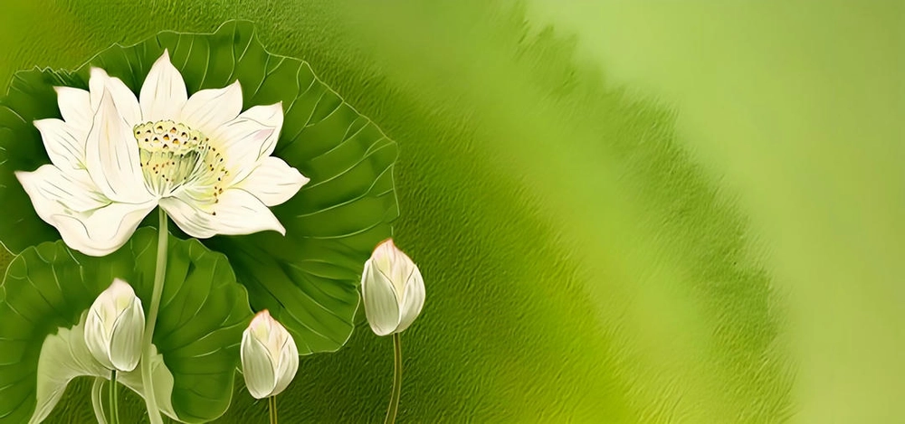 background powerpoint hoa sen phong cách hiện đại 