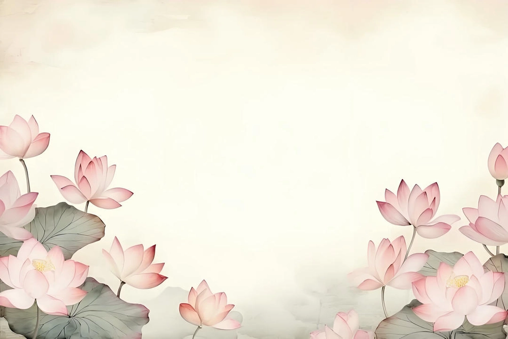background powerpoint hoa sen full HD 