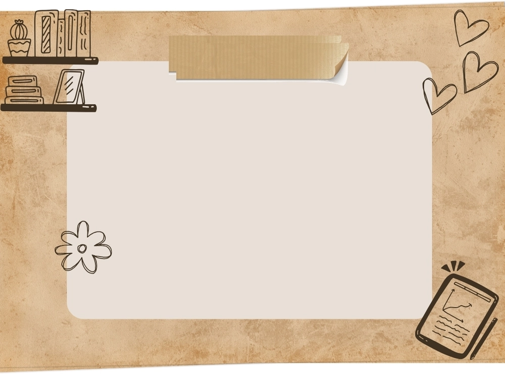 background powerpoint học tập retro nhẹ nhàng 