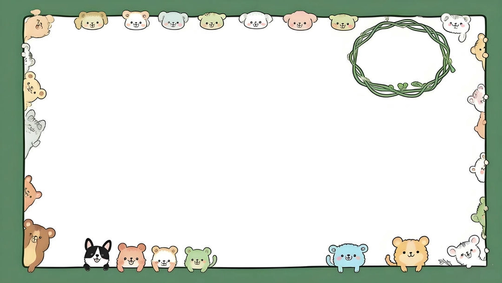nền PowerPoint cute cho mẫu bài giảng tương tác 