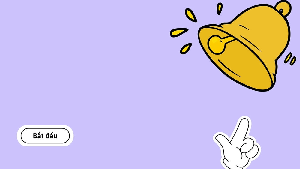 hình nền powerpoint rung chuông vàng sáng tạo 