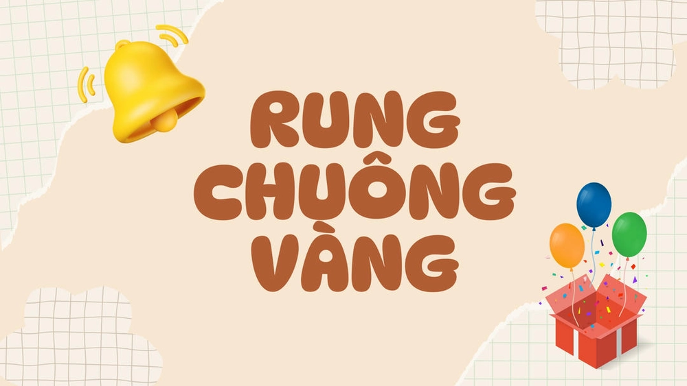 powerpoint rung chuông vàng mầm non đầy màu sắc 