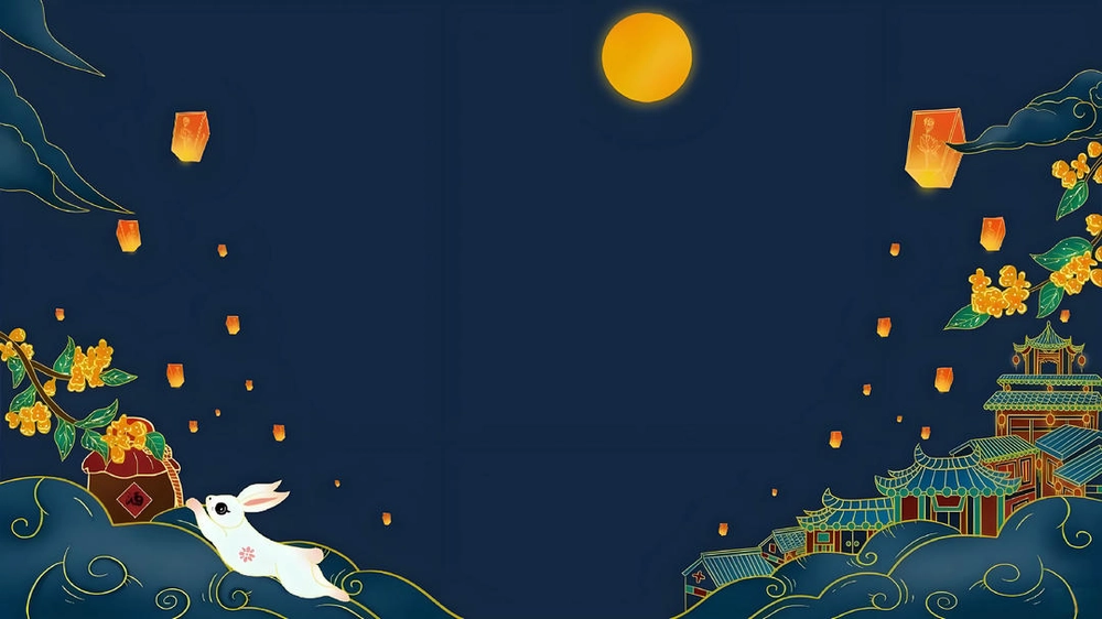 nền powerpoint trung thu cute 