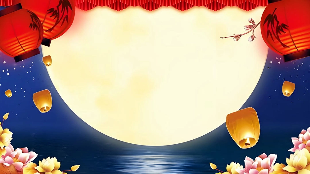 nền powerpoint trung thu hoạt hình 