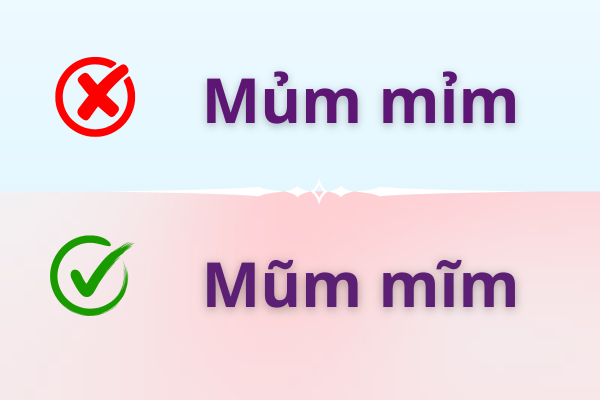 Mủm mỉm hay mũm mĩm