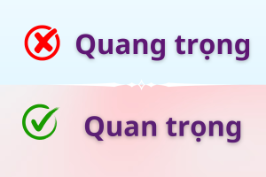 Quan trọng hay Quang trọng