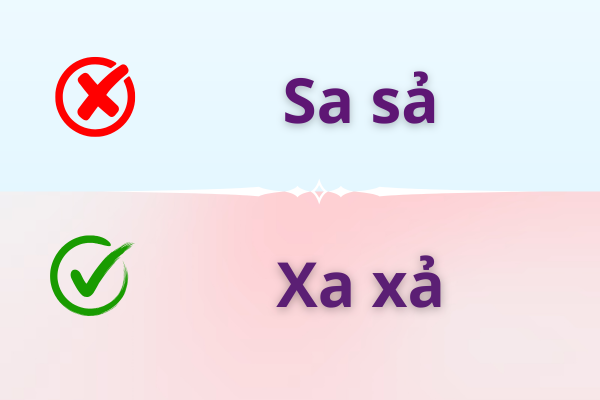 Sa sả hay xa xả