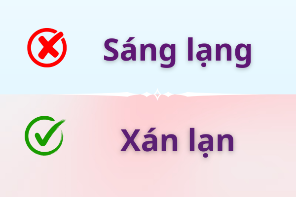 Sáng lạng hay xán lạn