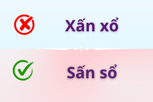 Xấn xổ hay sấn sổ