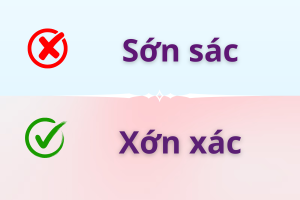 Xớn xác hay sớn sác