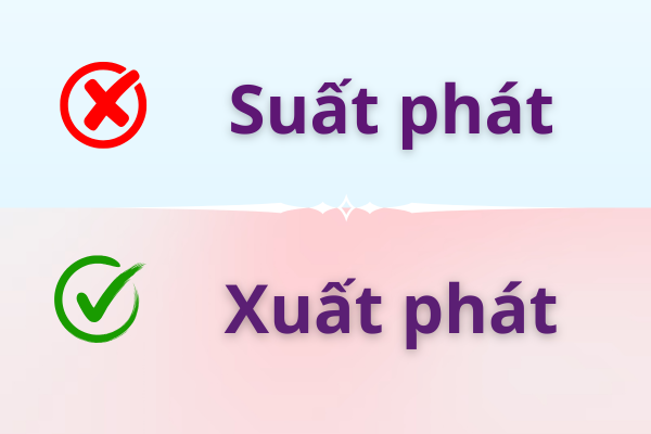 Xuất phát hay suất phát
