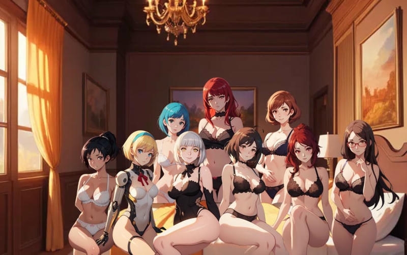 anime hentai harem sexy