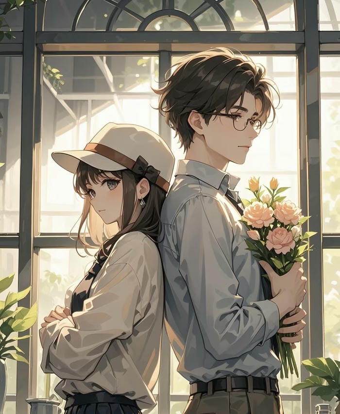 ảnh anime cặp đôi lãng mạn