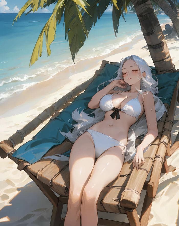 ảnh anime girl mặc bikini