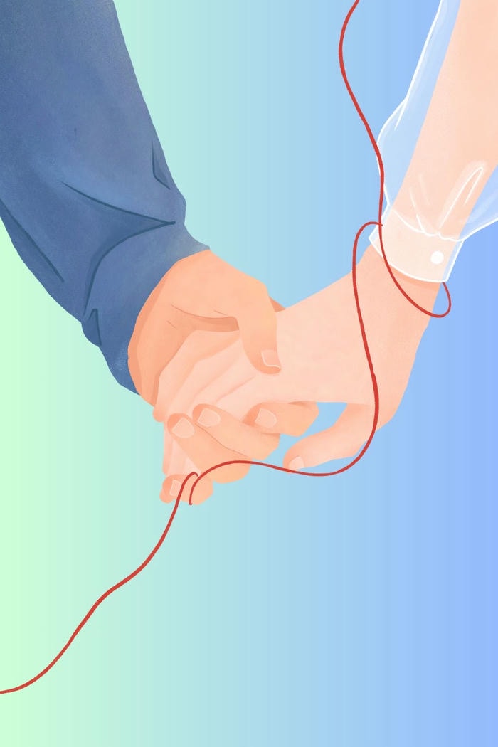 ảnh anime nắm tay nhau