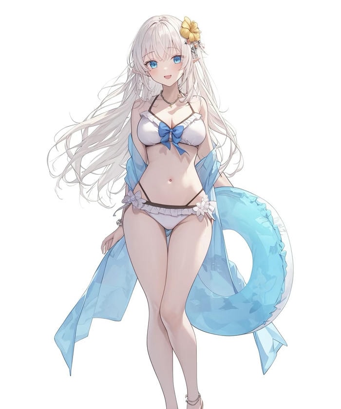 ảnh anime nữ mặc bikini dễ thương