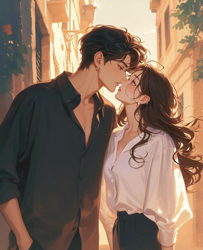 anime cặp đôi buổi chiều tà