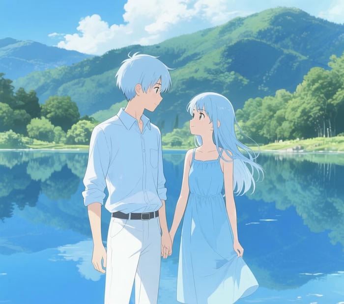 anime cặp đôi đáng yêu