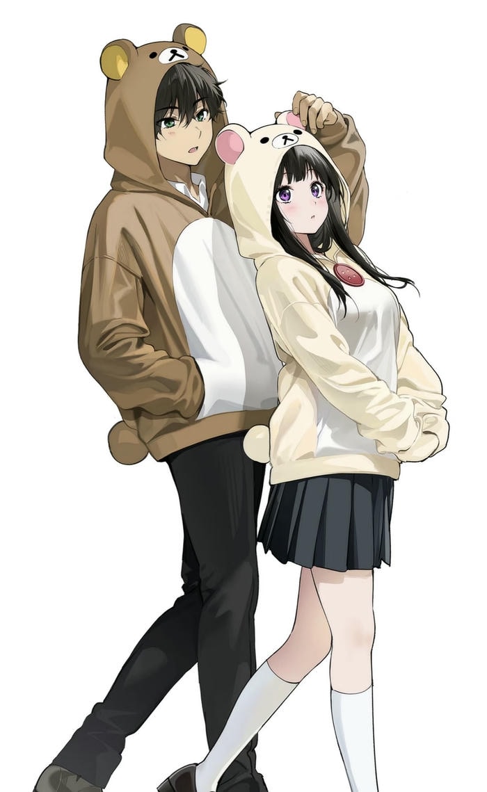 anime cặp đôi dễ thương