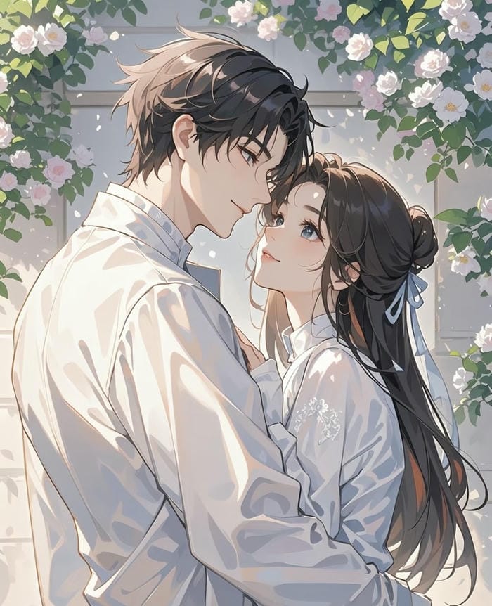 anime cặp đôi mùa xuân