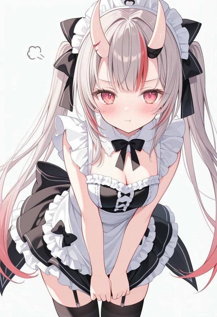 anime maid girl kawaii