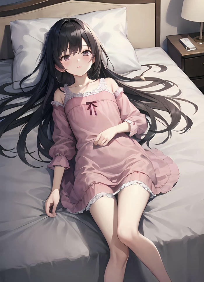 anime maid girl xinh