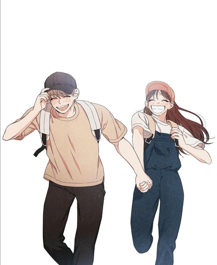 anime nắm tay bạn bè