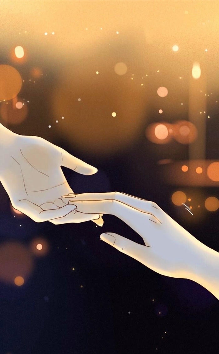 anime nắm tay dễ thương