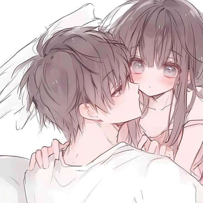 avatar đôi anime buồn nhẹ