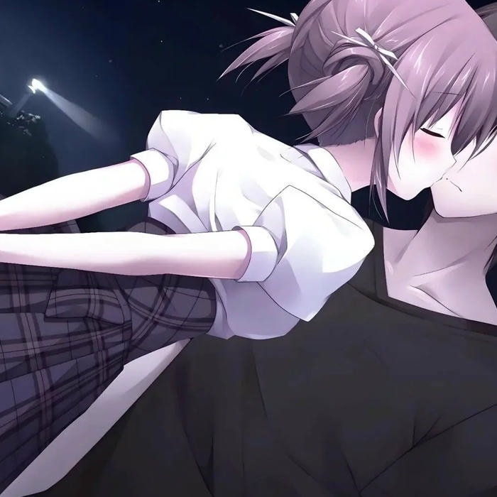 avatar đôi anime buồn