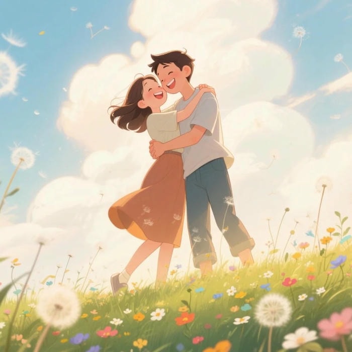 avatar đôi anime style học sinh