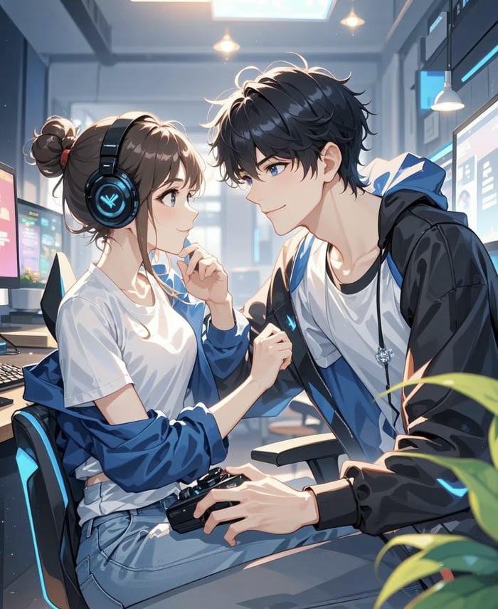 các hình ảnh anime cặp đôi hiện đại đáng yêu