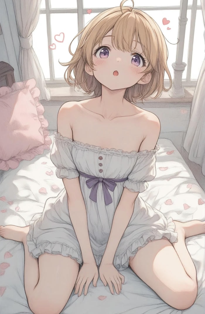 gái anime mlem quyến rũ