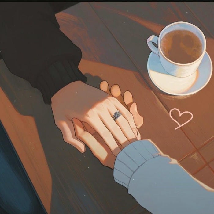 hình ảnh anime nắm tay dễ thương nhất