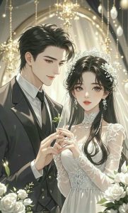 hình anime couple cưới