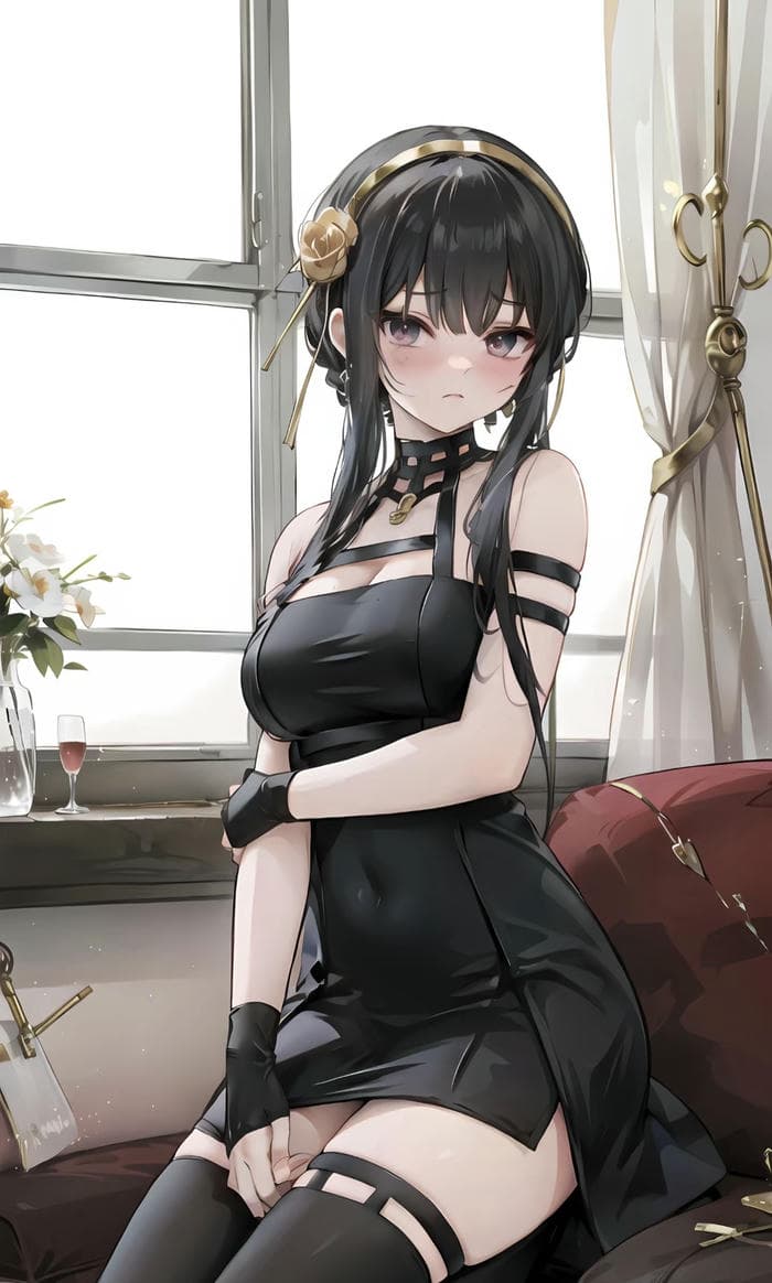 hình anime girl sang trọng