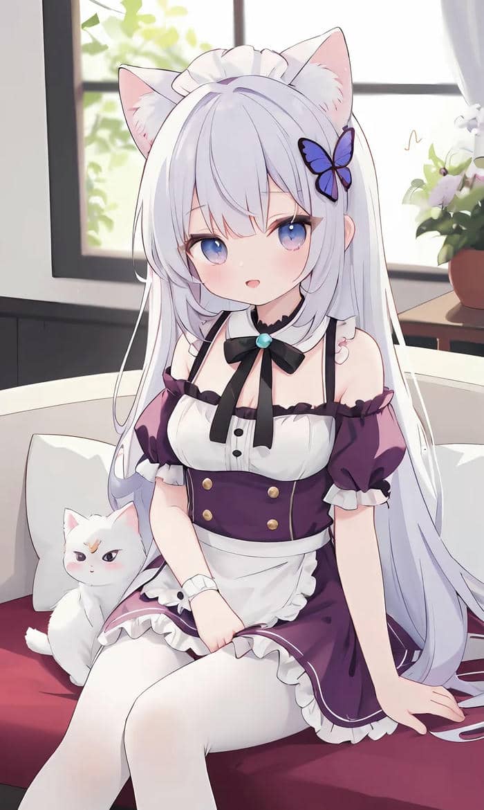 hình anime hầu gái