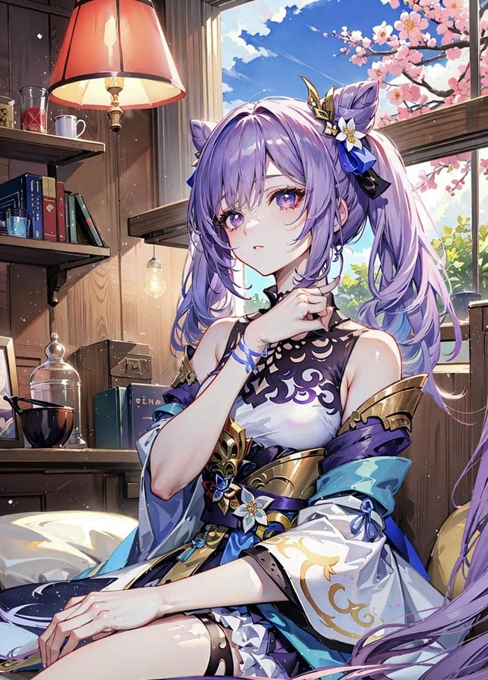 hình anime nữ đẹp nhẹ nhàng