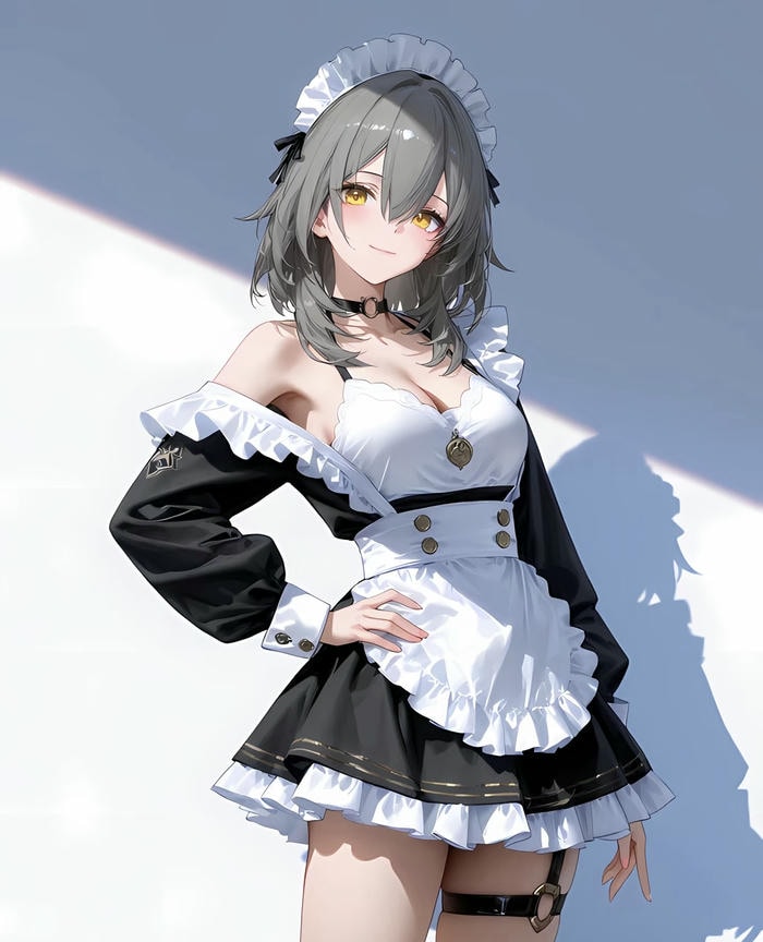 maid anime girl