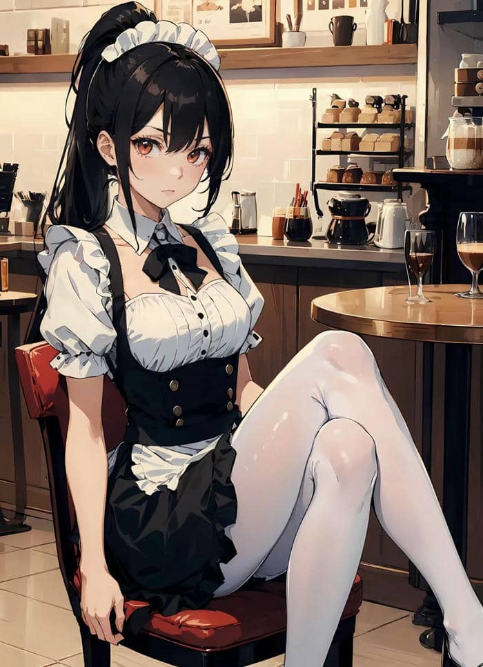 maid dễ thương anime