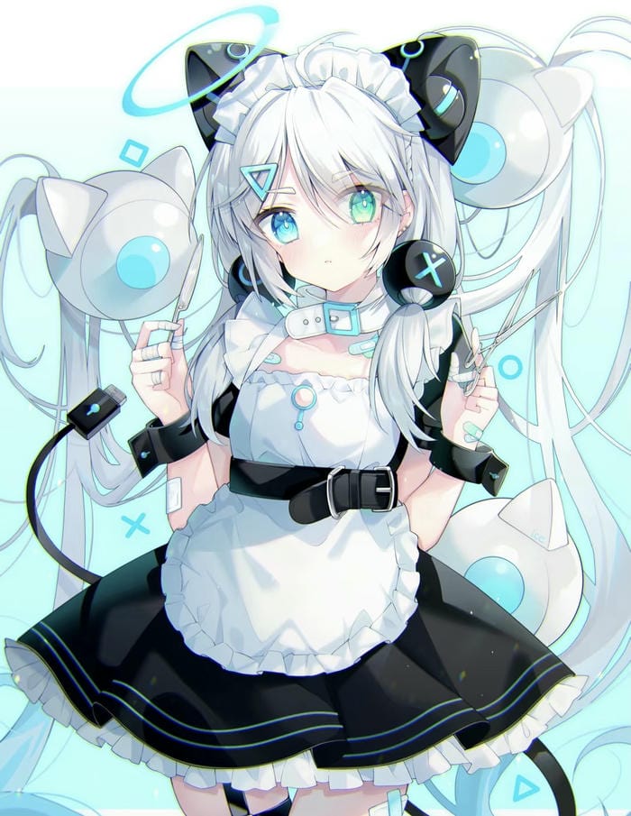 maid girl anime style Nhật