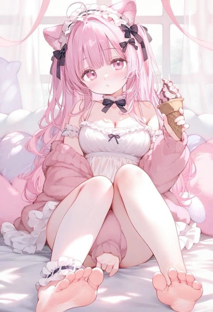 maid girl phong cách anime