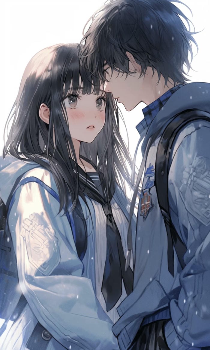 những ảnh anime cặp đôi nhẹ nhàng