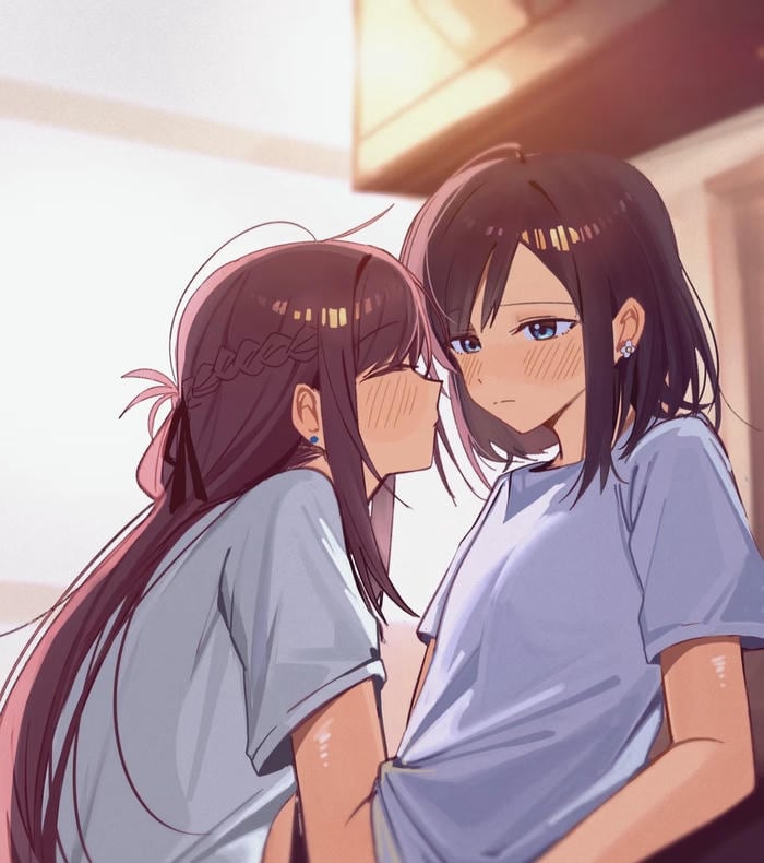 những hình anime bách hợp đẹp tự nhiên